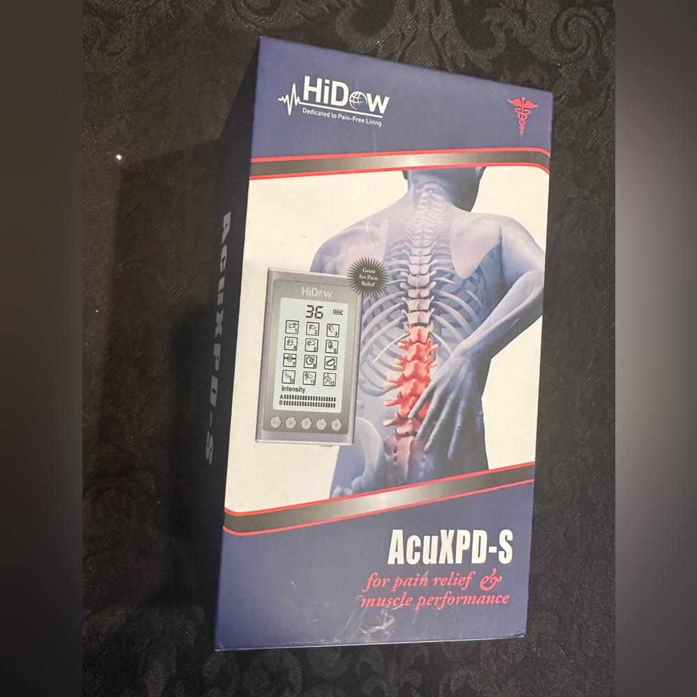 NIB HiDow ACUXPD-S TENS/EMS Unit Muscle Stimulator For Pain Relief Performance